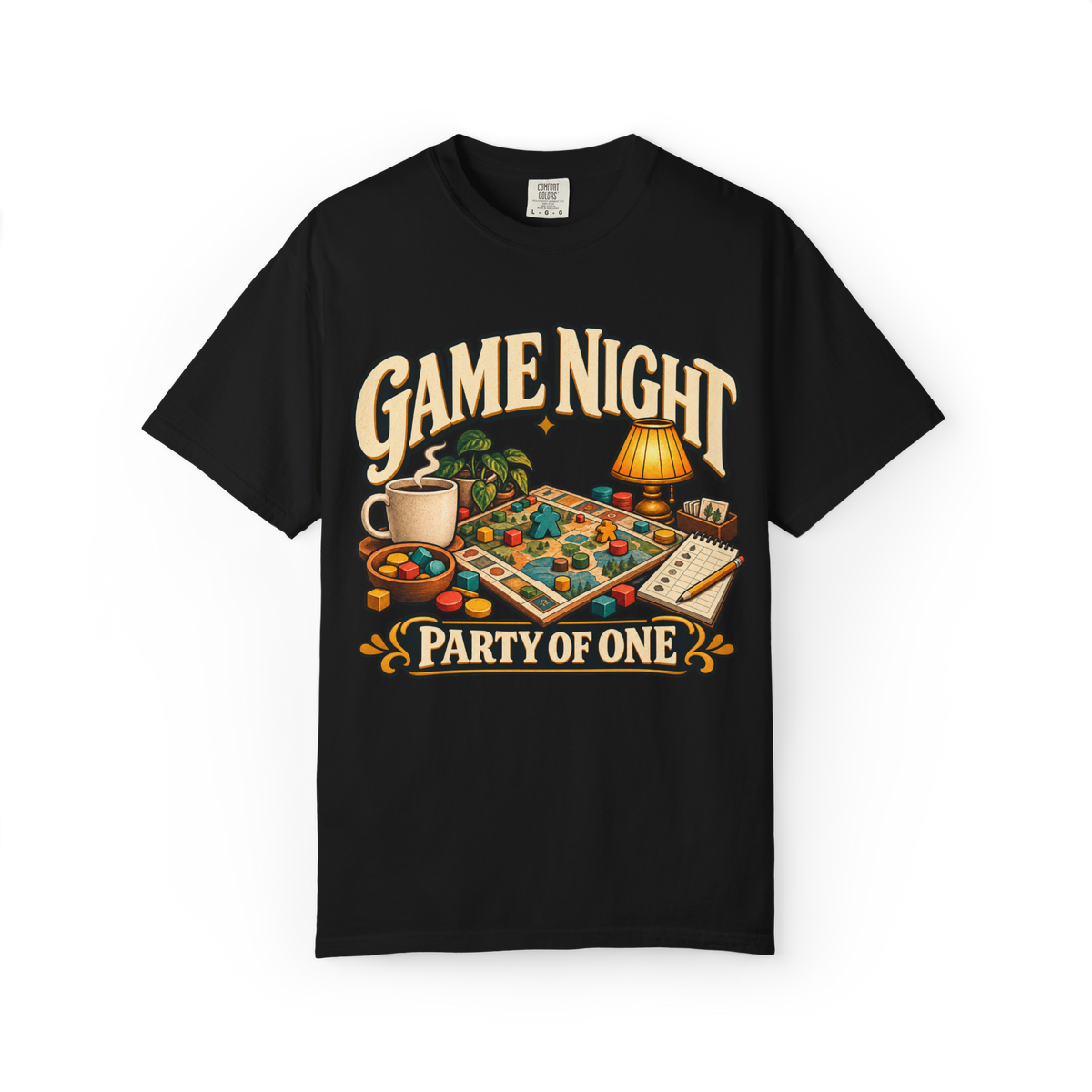 Game Night - Party of One Solo Gamer T-Shirt