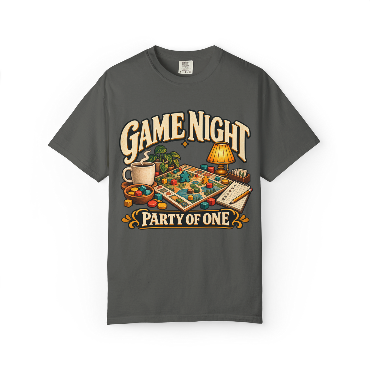 Game Night - Party of One Solo Gamer T-Shirt