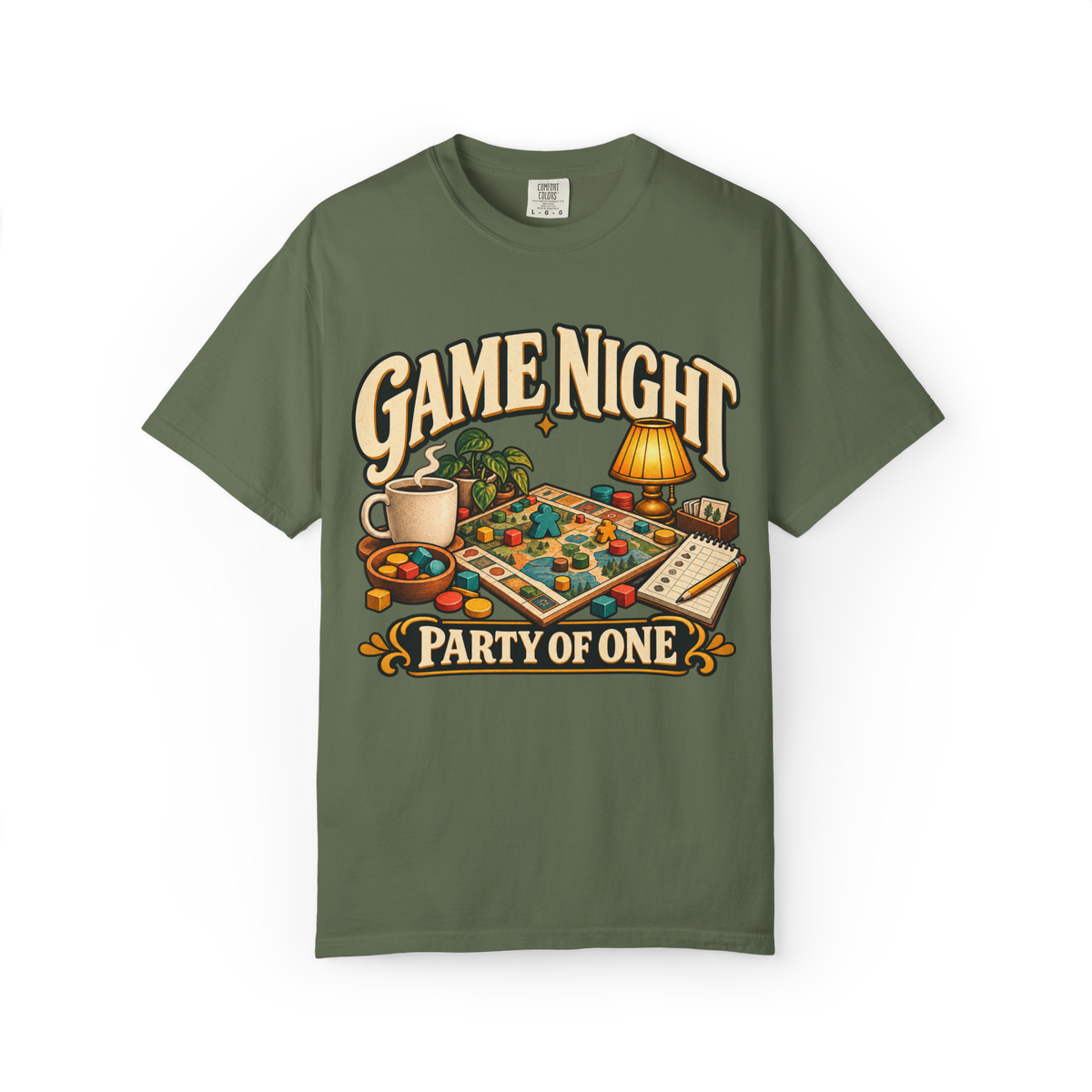 Game Night - Party of One Solo Gamer T-Shirt