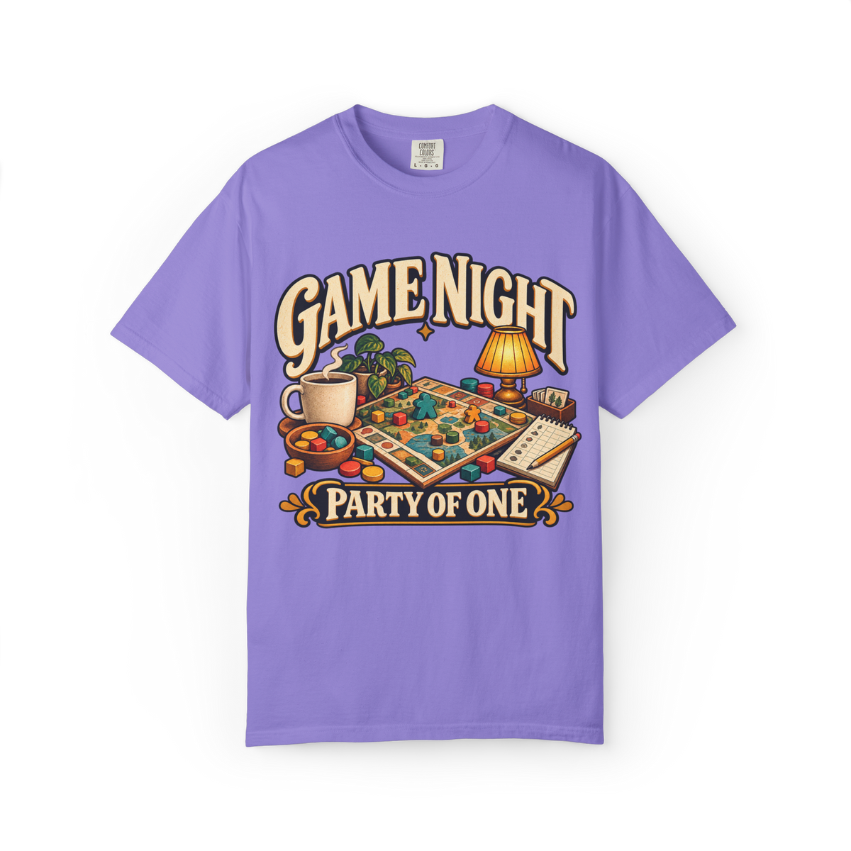 Game Night - Party of One Solo Gamer T-Shirt